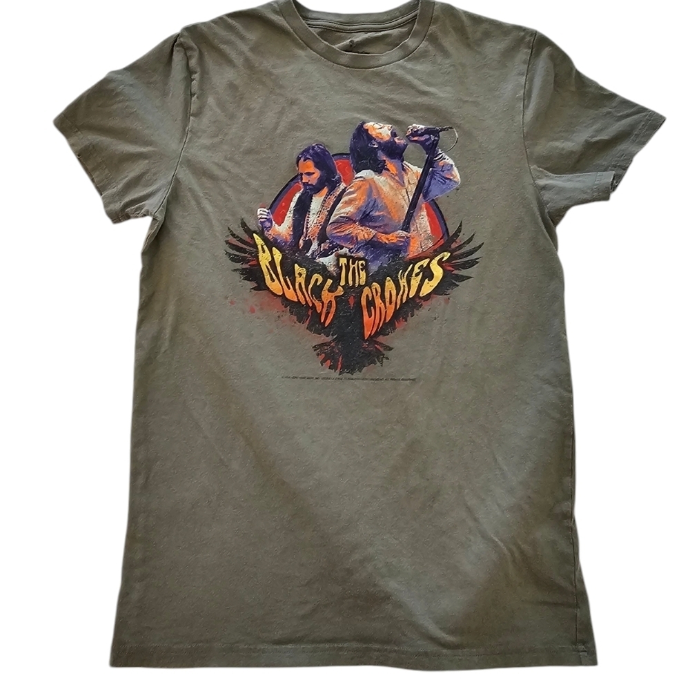 Wrangler x Black Crowes Green Graphic Band T Shirt S
